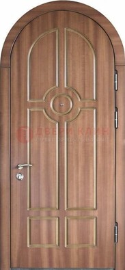 Арочная дверь с отделкой массивом ДА-35 в Солнечногорске