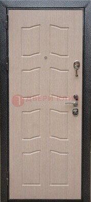 Легкая металлическая дверь с МДФ ДМ-109 в Луге