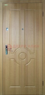 Металлическая дверь с МДФ ДМ-132 в торговое помещение в Луге