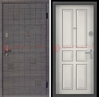 Cтальная дверь в квартиру с МДФ ДМ-488 в Луге