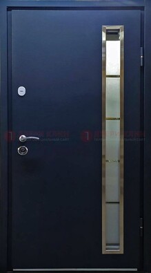 Металлическая дверь с порошковым покрытием и МДФ Белый дуб ДП-219 в Рязани