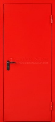 Красная противопожарная дверь ДПМ-01/60 в Луге