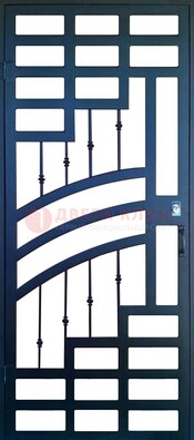 Современная металлическая решетчатая дверь ДР-38 в Луге