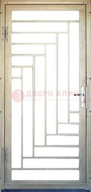 Железная решетчатая дверь с узором ДР-41 в Луге