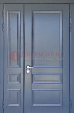 Темно-серая железная дверь с виноритом ДВТ-242 в Луге