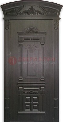 Черная стальная дверь с виноритом ДВТ-31 в Севастополе